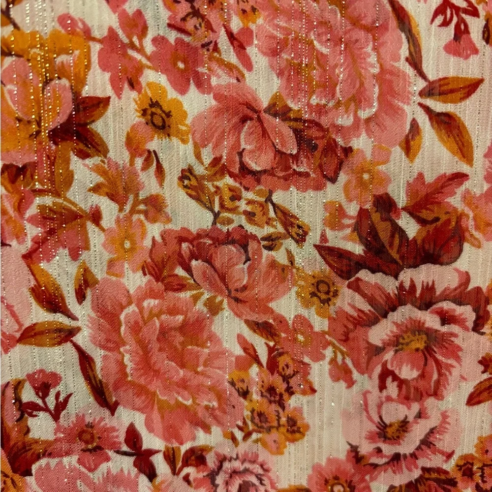 Lulu’s Always Enchanting Pink Floral Ruffled High-low Dress - Picture 5 of 5